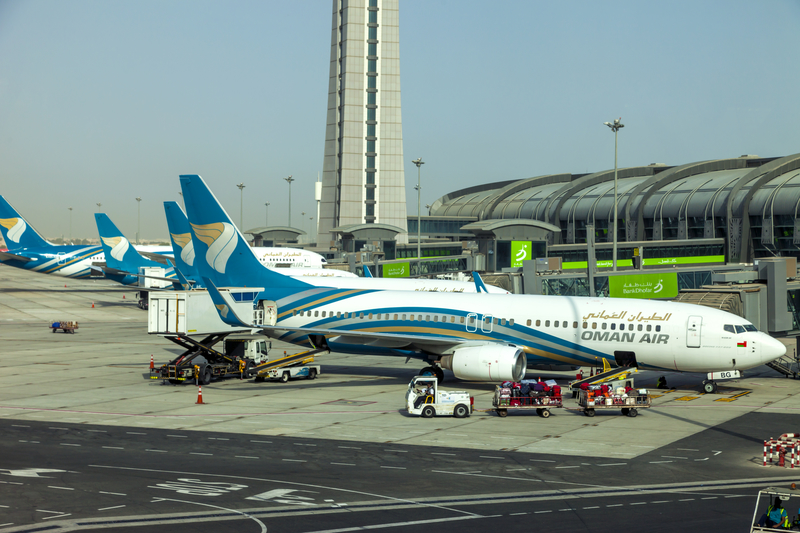 Muscat Airport serves intercontinental flights to Europe, Asia and Africa. 